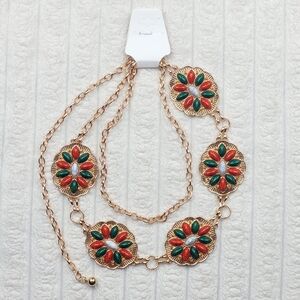 Boho Gold Chain Belt